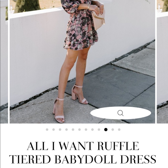 VICI ALL I WANT RUFFLE TIERED BABYDOLL DRESS - Picture 4 of 11